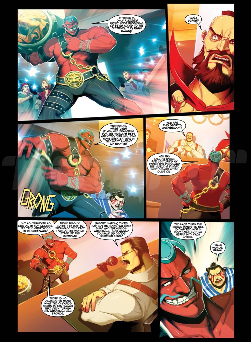 Illustration for article titled This New Super Street Fighter Graphic Novel from Udon Delivers a Greasy Battle Royale